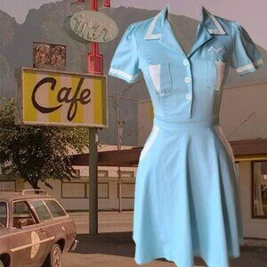 Twin Peaks - Double R Diner Dress - Cosplay - Hot Topic - Size Small